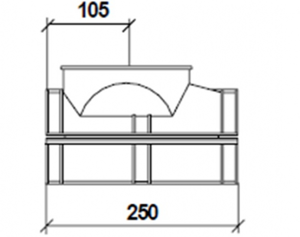 Preview: Ein- und Auslauf OK160 für Foerderschnecke 102